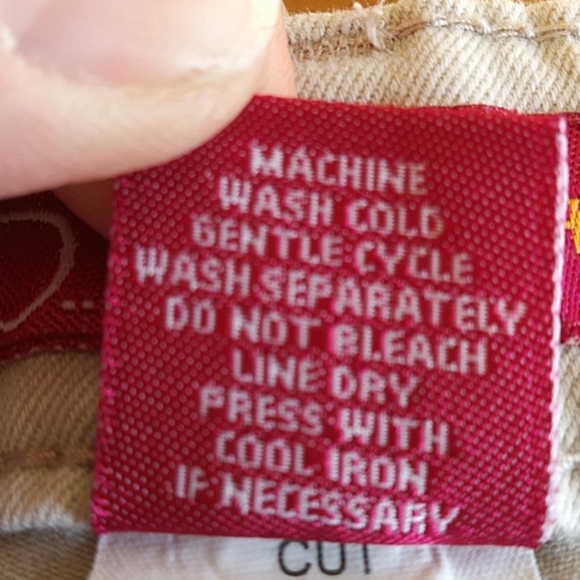 So Stretch Flare Khaki Jeans Size Junior 7 Short - Picture 3 of 13